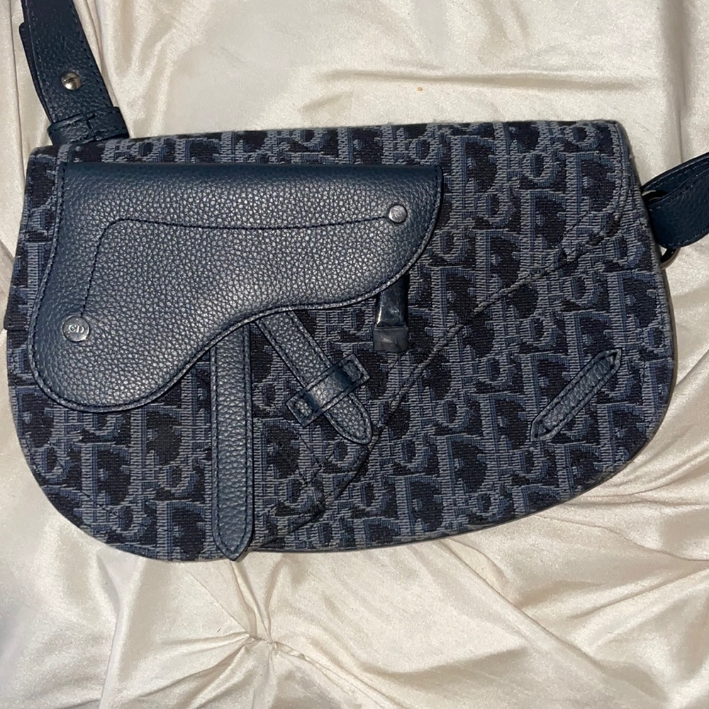 Mens crossbody saddle Christian Dior bag